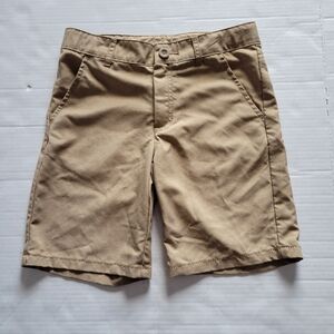Cat and Jack Flat Front Shorts Size 10 Uniform Khaki Adjustable Waist